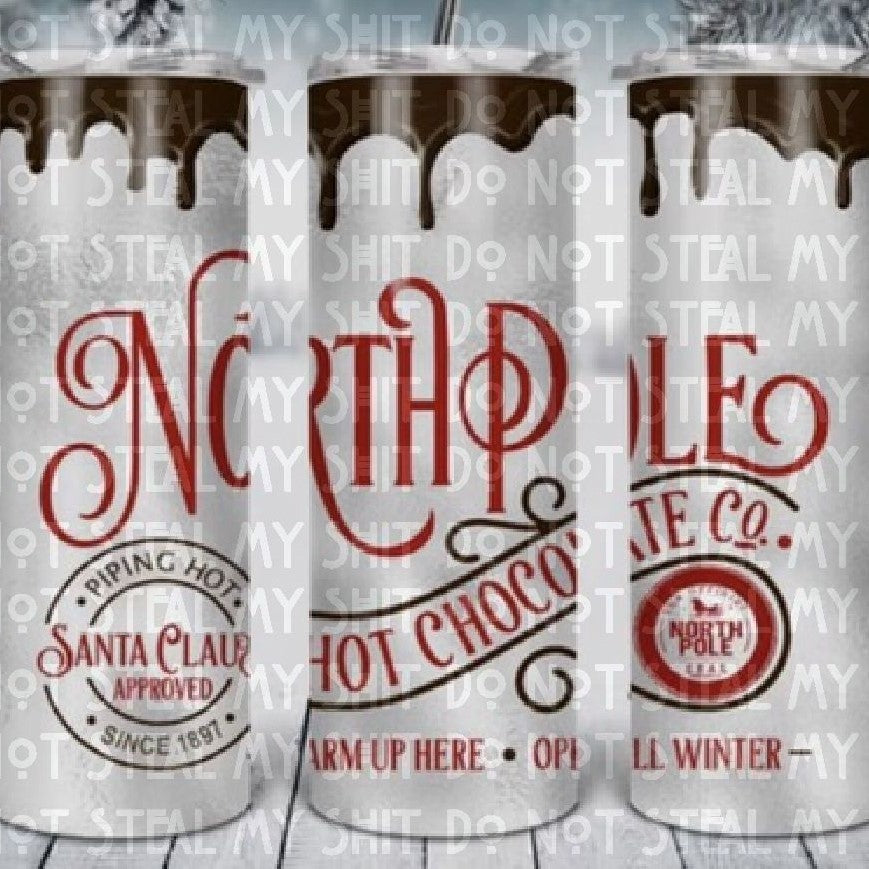 Christmas - North Pole Hot Chocolate Co (IBt) 20 oz Skinny Tumbler
