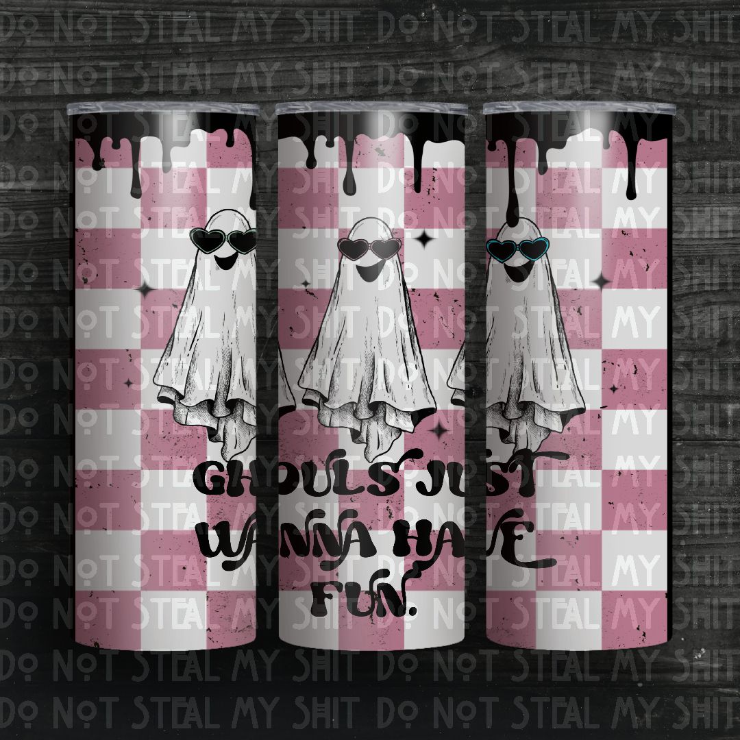 Ghouls Just Wanna Have Fun (MMD) 20 oz Skinny Tumbler