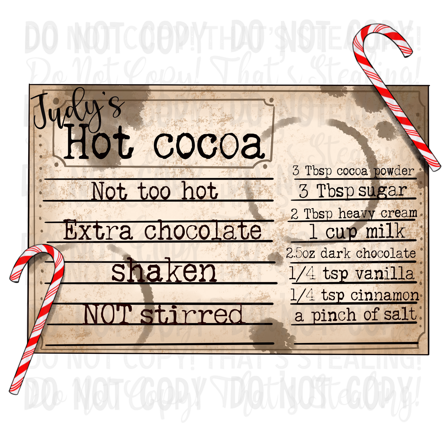 Christmas - Hot Cocoa Recipe (SDSS)