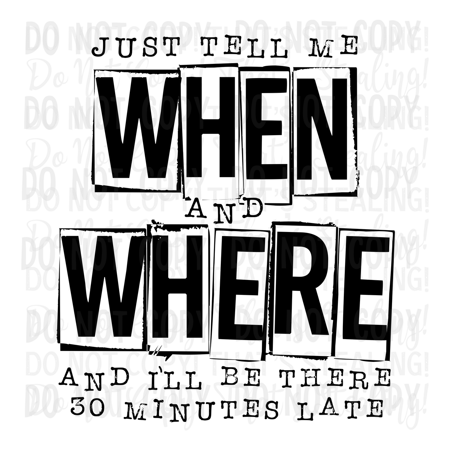 Tell Me When and Where (TWD)