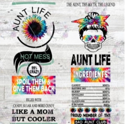 Aunts - Aunt Life (IBt) 20 oz Skinny Tumbler