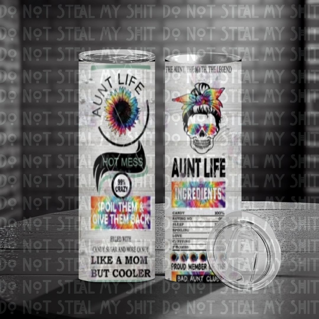 Aunts - Aunt Life (IBt) 20 oz Skinny Tumbler