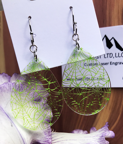 Spider Web Earrings