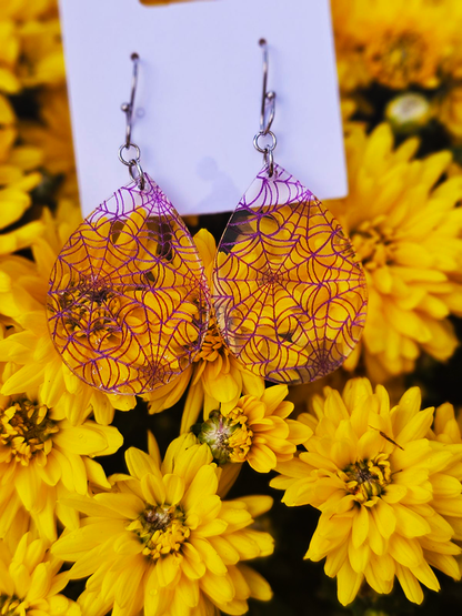 Spider Web Earrings