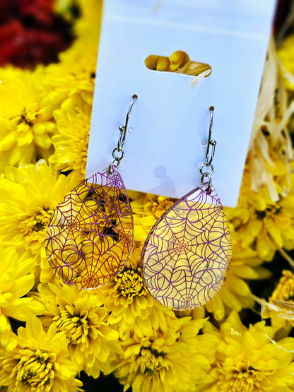 Spider Web Earrings