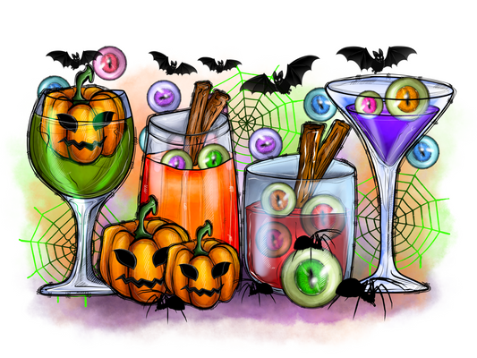 Spooky Mixed Drinks