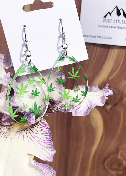 Marijuana Earrings