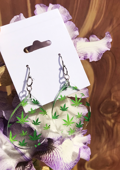 Marijuana Earrings