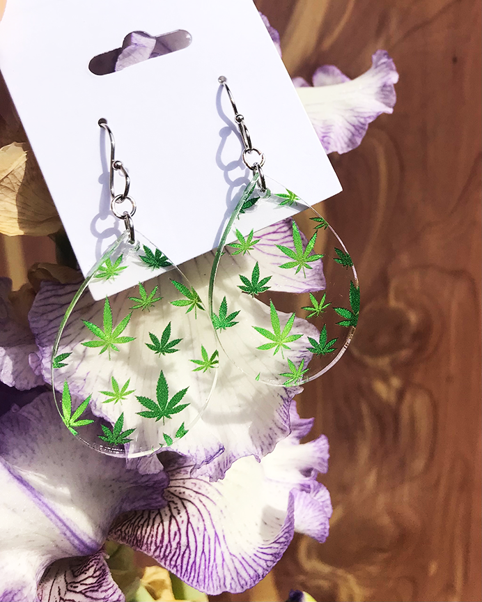 Marijuana Earrings