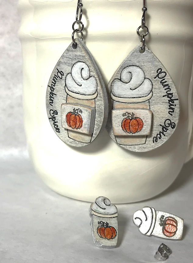 Pumpkin Spice Combo Set Earrings