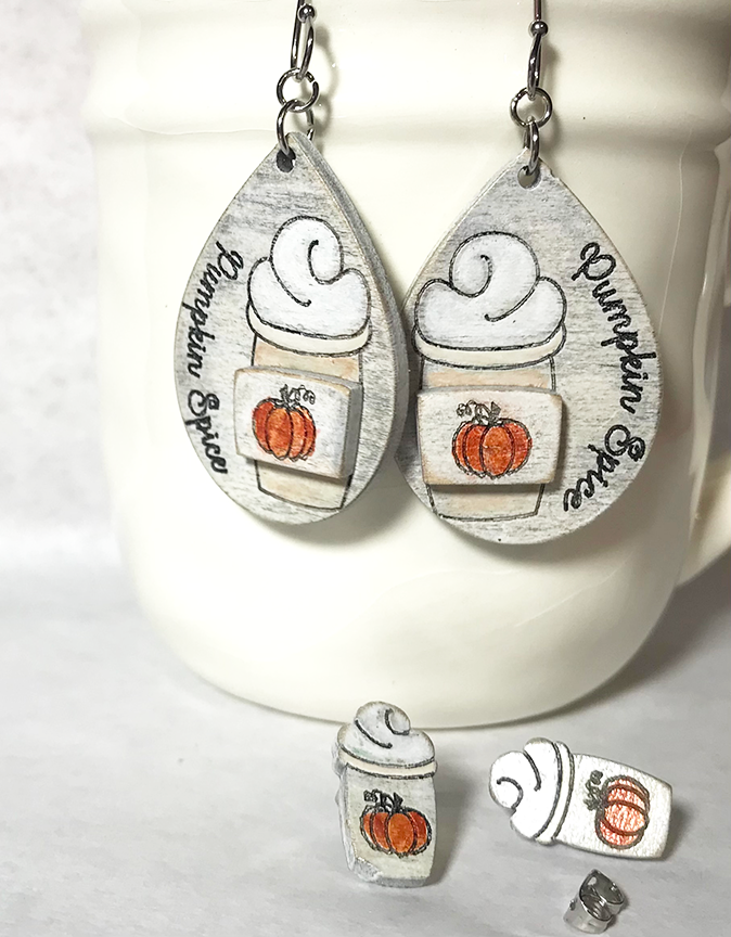 Pumpkin Spice Combo Set Earrings