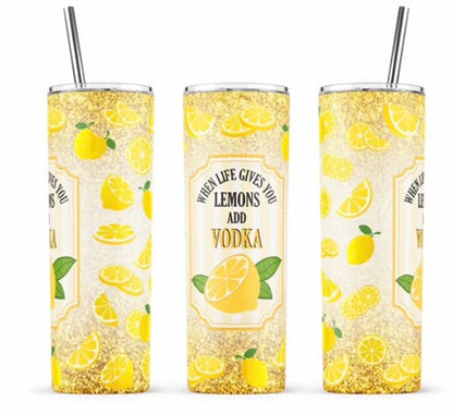 When Life Gives You Lemons (IBt) 20 oz Skinny Tumbler