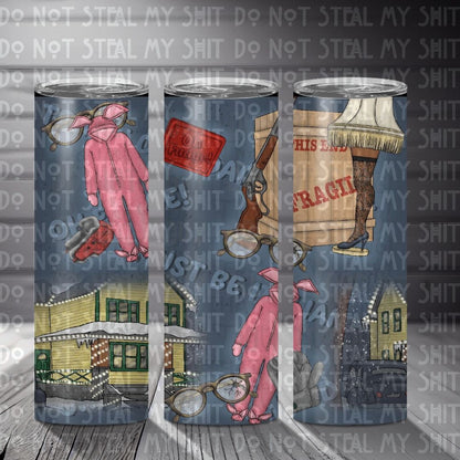 Christmas - Pink Nightmare (TWD) 20 oz Skinny Tumbler