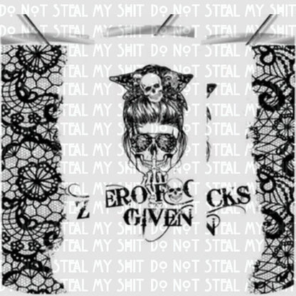 Unfiltered - Zero Fcks Given (IBt) 20 oz Skinny Tumbler