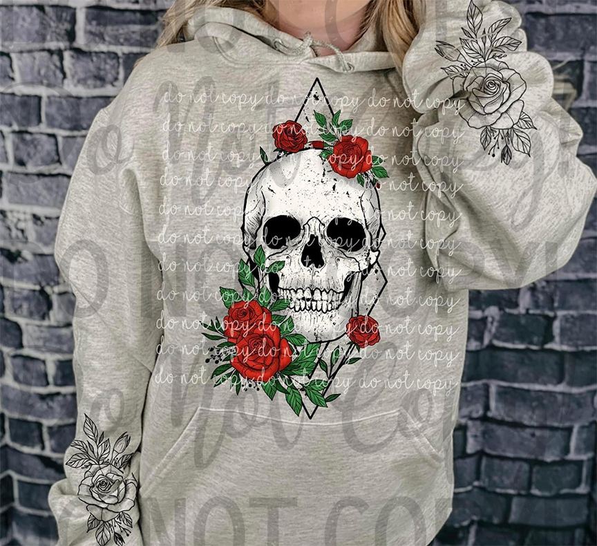 Skull Rose Geo w/ Sleeve (MMD)