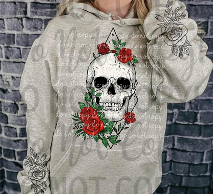 Skull Rose Geo w/ Sleeve (MMD)