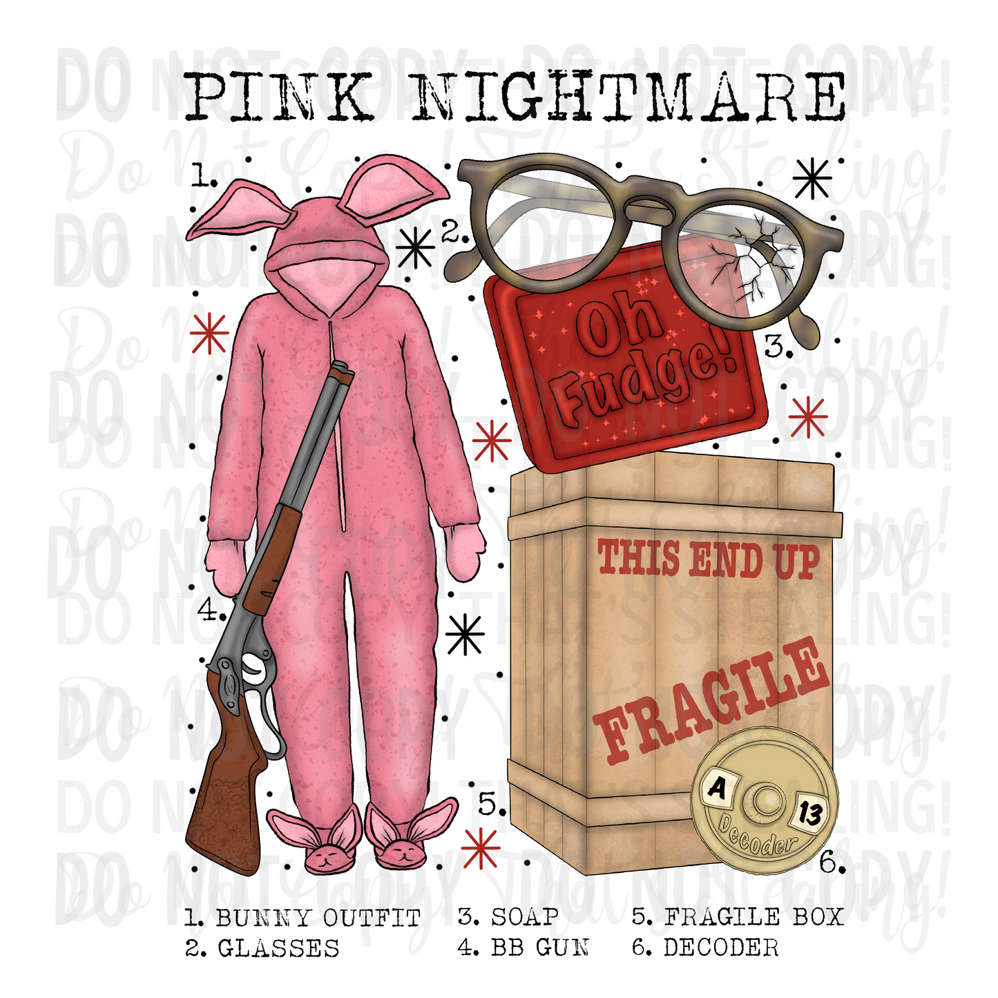 Christmas - Pink Nightmare Chart (TWD)